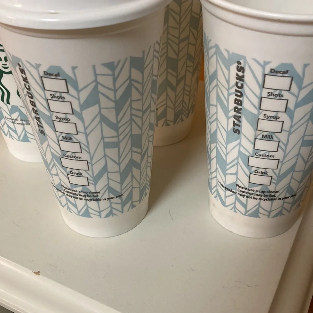Starbucks Set of Four Reusable To-Go Cups - Picture 4 of 6